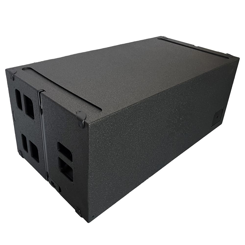 line array subwoofer speaker double 18 inch passive bass bin cabinet