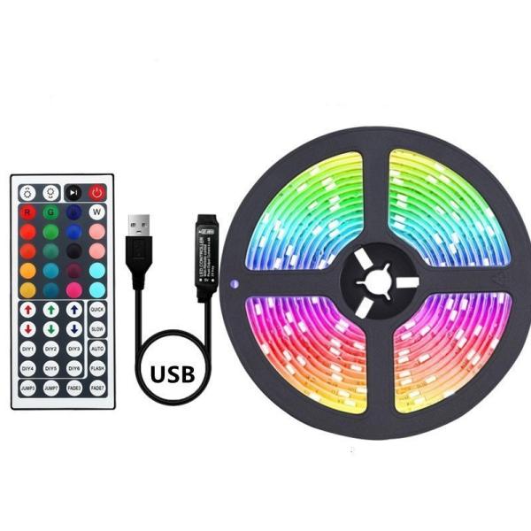 5V RGB SMD 5050 LED IP20 0.5m Strip Light Set 3keys With Lighting And Circuitry Design
