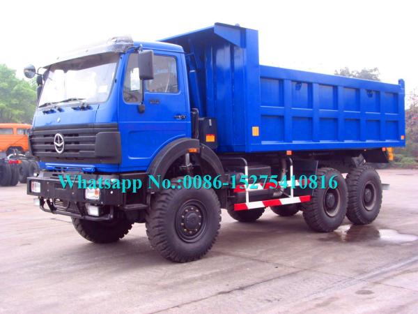 40 50 Ton 6x6 Dump Truck , 2638K 380HP All Wheel Drive Dump Truck LHD NG80B Cabin