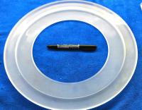 Flange de quartzo do conjunto de selagem do vácuo para o tubo feito sob encomenda de quartzo da soldadura da fornalha
