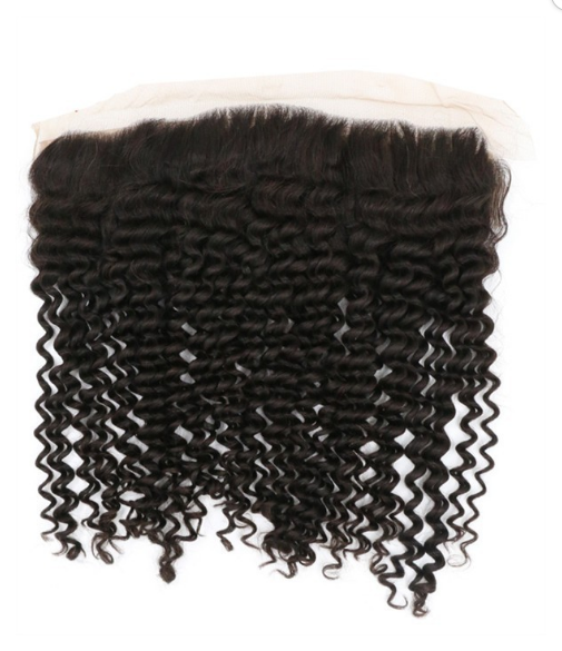 Часть закрытия шнурка человеческих волос Силк низкопробного глубокого шнурка волны прифронтовая Уньпросессед