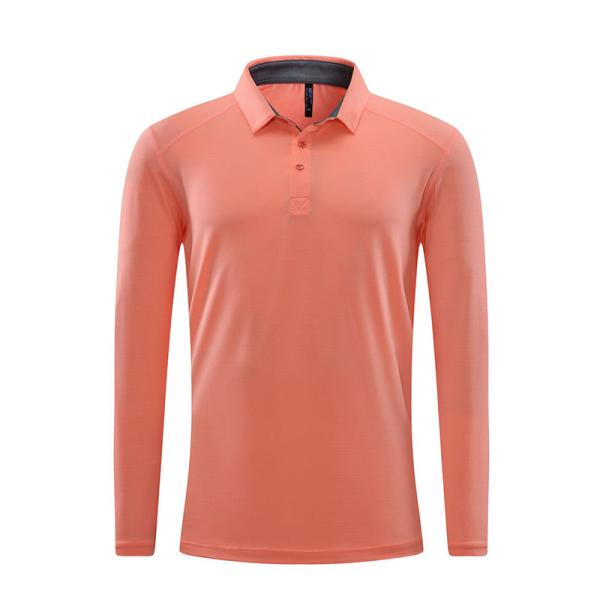 O fabricante Custom Logo Golf Polo Shirts Quick da fábrica do Oem seca homens longos das camisas da luva