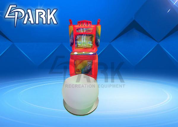 Yellow Amusement Game Machines / Smart Car Kids Ride National Driving Arcade Redemption Game Machine