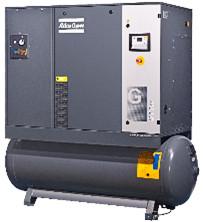 石油注入アトラススクリュー空気圧縮機 経済 22kw G22