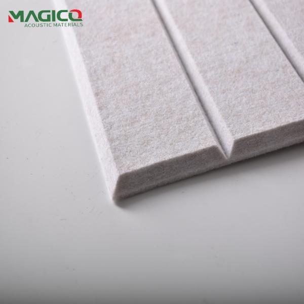 Polyester Fiber Sound Absorption Panel 9mm thick Acoustic Polyester Fiber Sheets