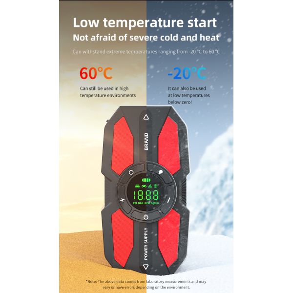 12V Multifunction Automobile Jump Starter For Car  Emergency Jump Starter With Tire Inflator