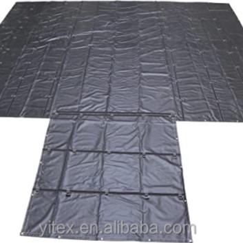 Tecido de lona de PVC de 20x27 pés Tecido revestido de vinil de trabalho pesado Tecido de madeira de aço de madeira
