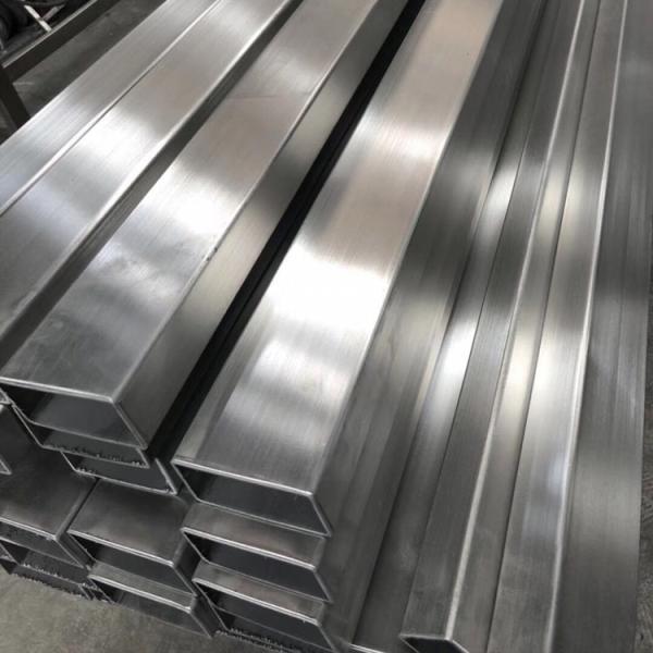 316 Hot Rolled Seamless Steel Pipe 420 430 HL SS 304 Rectangular Tube 100mm