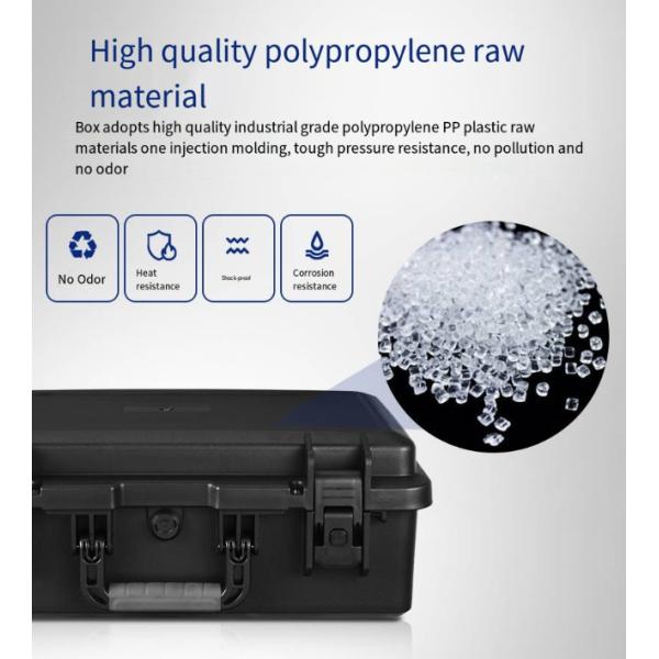 Caja de herramientas multiusos impermeable IP67 con espuma personalizada 525x291x185mm