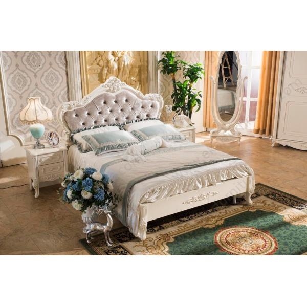 Classic Style Dubai Hotel Bed Luxury 9011