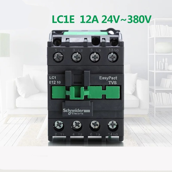High quality LC1E1210 12A 1NO ac contactor