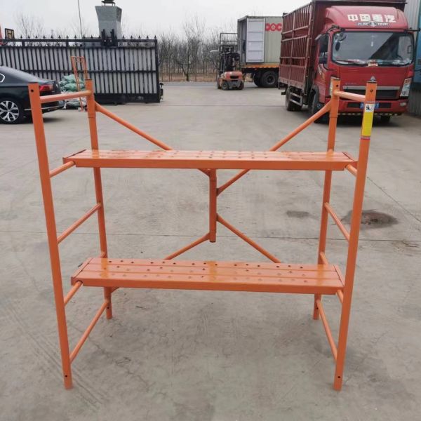 Customized Scaffolding Frame Type Handy Galvanised Steel Scaffold For Industrial Plant Maintenance