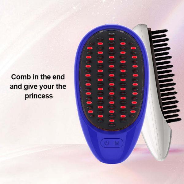 Электрический красный свет синий свет парикмахерская массажная гребка
