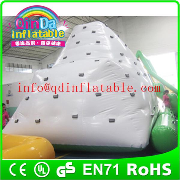 Qin Da inflatable water sport games small ice tower inflatable water mountain