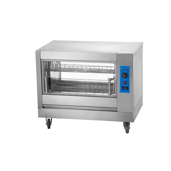 Horno asador eléctrico comercial de acero inoxidable de 6,2 kW, equipo de asador para restaurantes