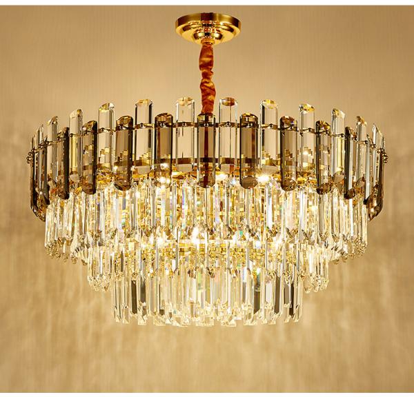 Creative Led Chandelier For Live Room 2021 Luxury Crystal Lamp Rectangle princess chandelier(WH-CY-217)