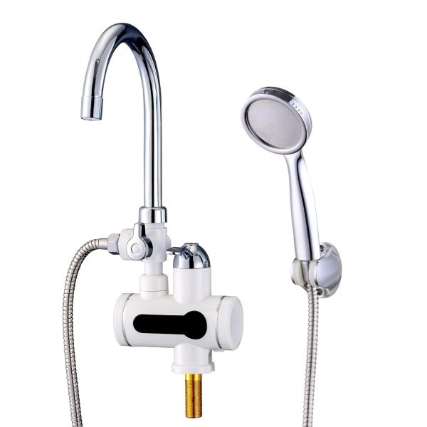 Емкость кран 2-3L/min подогревателя ливня кран воды 3000W момента времени CE горячая электрическая
