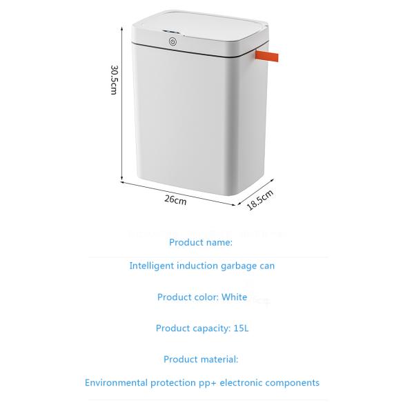 Intelligent Trash Can Smart Sensor Waterproof Dustbin Household Induction Garbage Bin Automatic Packing House Garbage Can