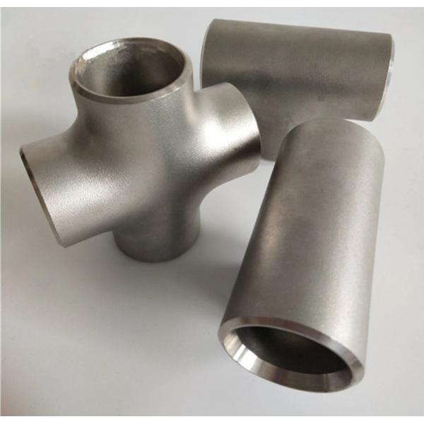 SS316L Sanitary Pipe Fittings Stainless Steel Seamless Equal Cross Tee Food Grade