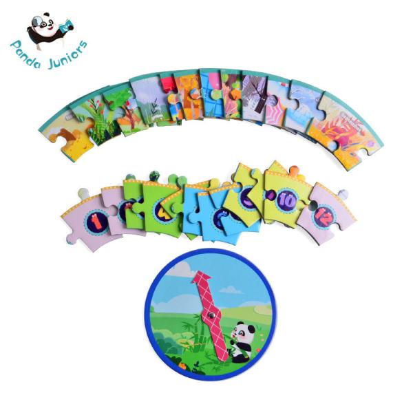 Creative Educational Time Number Block Puzzle Game Mathematics Enlightenment