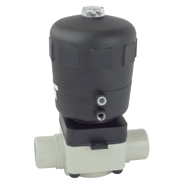 Practical Hygienic Diaphragm Valve , Alkali Resistant Water Flow Control Valve