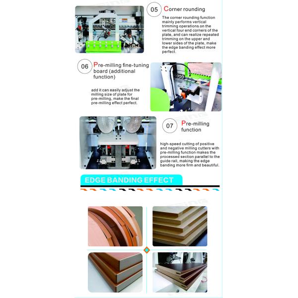 SKDT465 Edge Banding Machine from KDT with Fully Automatic Working Methods and 0.6Mpa
