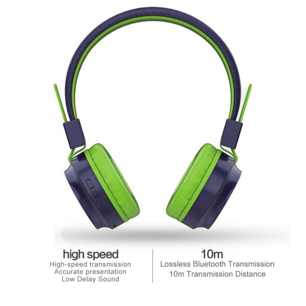 OEM Wireless Bluetooth Earphones FM Radio Headphone With Mic