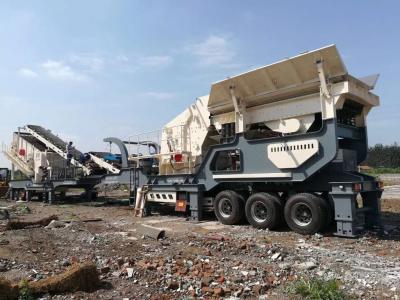 Wheel Mounted Mobile Crusher Plant 200t/H Portable Stone Crusher Machine