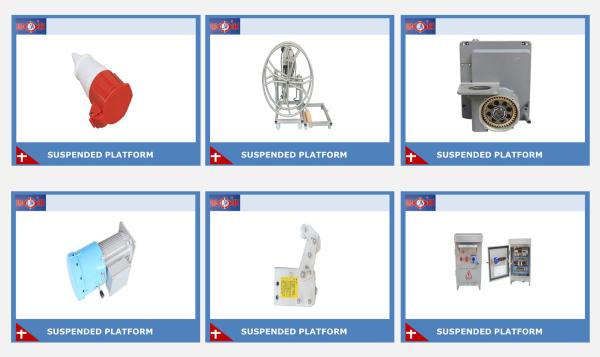 Safety  Powered Suspended Working Platform 1.8kw For Construction