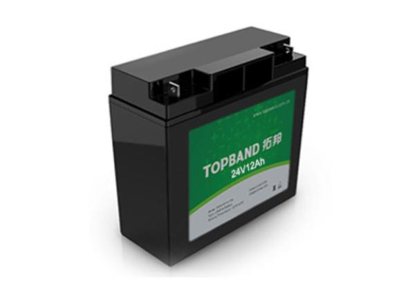 24V 12Ah Led Battery Pack , Outdoor Lights Battery 2000 Cycle Life