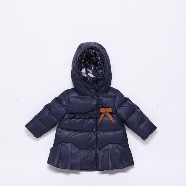 Kids Baby Fashion Winter Boutique Clothing Windproof Waterproof 3 In 1 Down Coat Girls Hooded Parka
