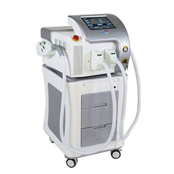 Professional IPL DPL System Multi Wavelength Skin Treatment Platform With UK Heraeus Lamp