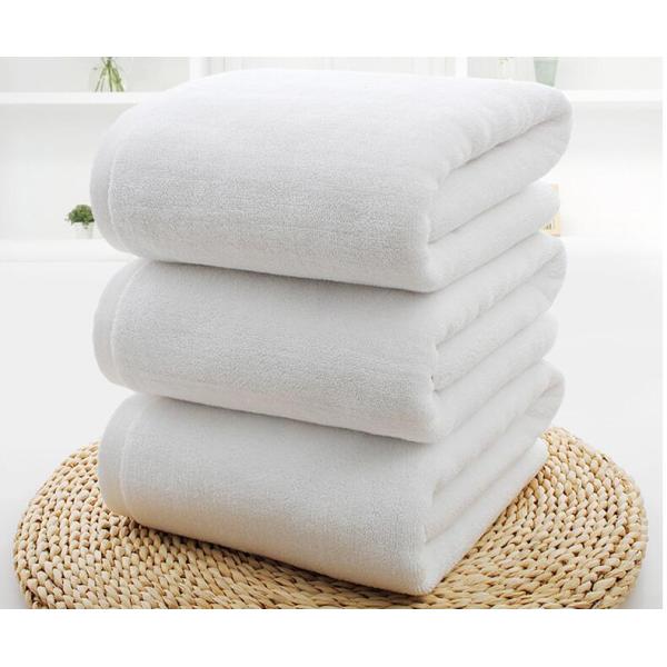 1100g 100*200cm extra big 21S white plain terry bath towel for wholesale, customized logo acceptable