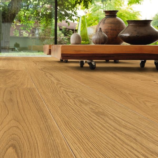 Oak Walnut Finish Engineered Multi Layered Wood Flooring ENF Grade Formaldehyde Free