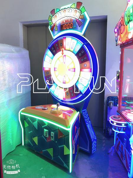 Playfun tempestade rotativa Wheel of fortune Arcade jackpot bónus Wheel ticket resgate máquina de jogo