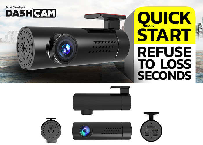 Clear Driving Footage 1080P Dash Cam With Night Vision And GPS Tracking