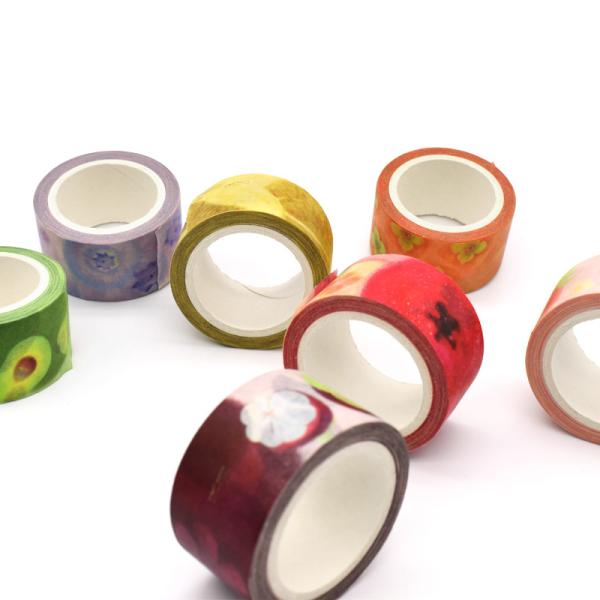 Nenhuma cor que desvanece a fita magro adesiva Tearable de Washi