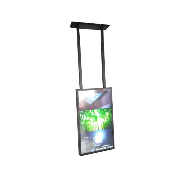 43'' Hanging Double-Sided Window Displays High Brightness With Anti-reflect Glass