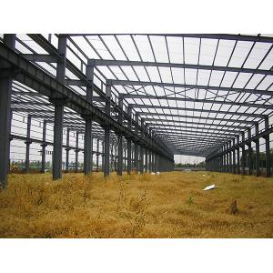 Modern Prefabricated Steel Building Warehouse , Prefab Steel Structure Factory