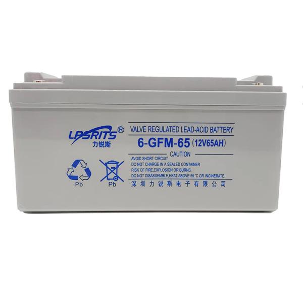 Liruisi VRLA 6-GFM-65 12V 65Ah Bateria de Ácido de Chumbo Selada para Unidade de Fornecimento de Energia Ininterrupta