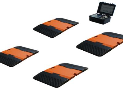 800*430 Portable Axle Weigh Scales , 50T Wireless Truck Scales