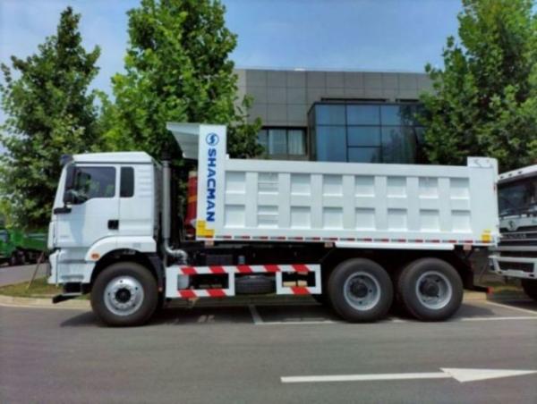 SHACMAN White Dump Truck 6x4 H3000 400 EuroII 10 Pneus Weichai Motor a diesel