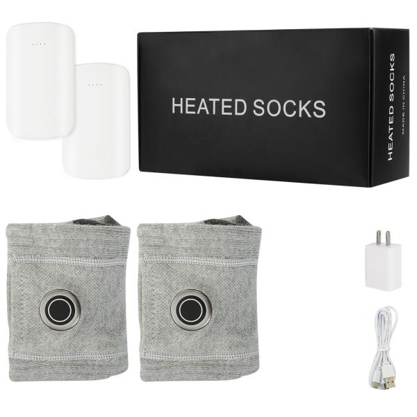 электрическая грелка для ног 45деградс носки материал 3 фильма графена выравнивает управление