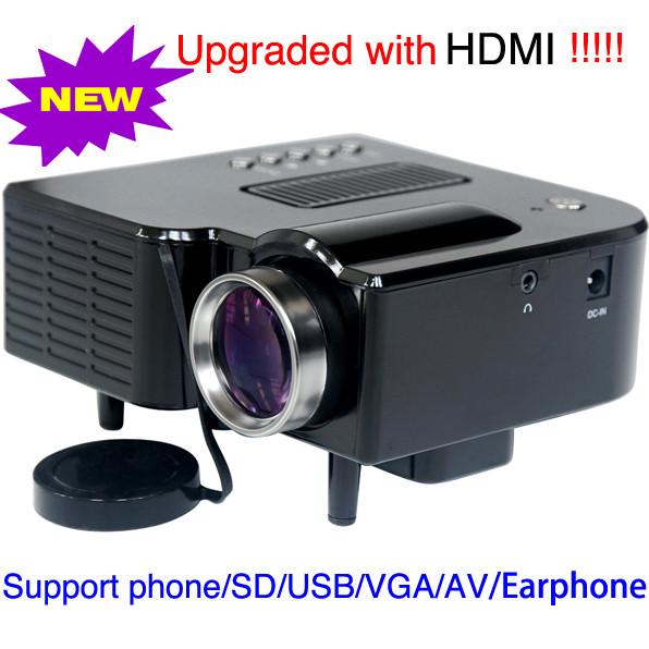 Multimedia HDMI Video Projector With Colorful Retail Package For Children Birthday Gift