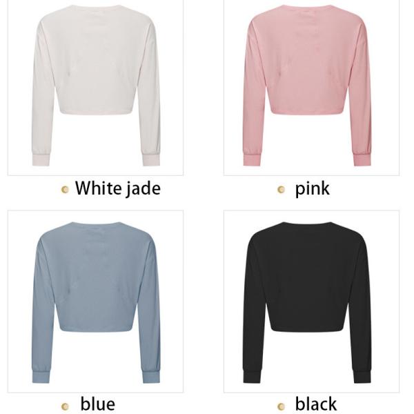 Нейлона фуфаек рукава женщин жаккарда йога длинного свободная покрывает быстро сухой