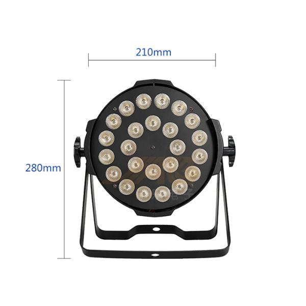 фликер света равенства СИД 6 In1 24x10W RGBWA УЛЬТРАФИОЛЕТОВЫЙ свободный