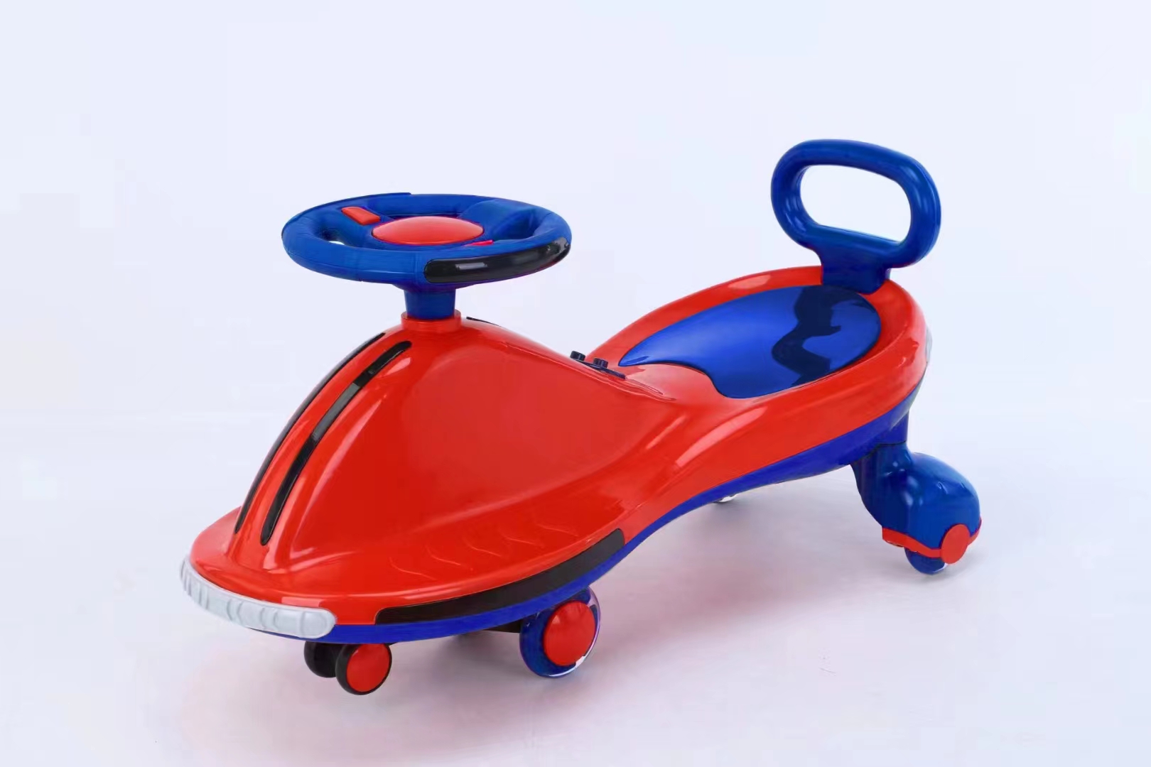 Шестиколесный синий качающийся, качающийся автомобиль Twister Magic Car EN71