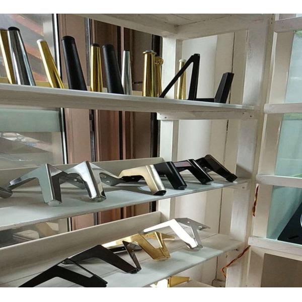 ноги мебели металла золота года сбора винограда середины века частей мебели 22mm современные