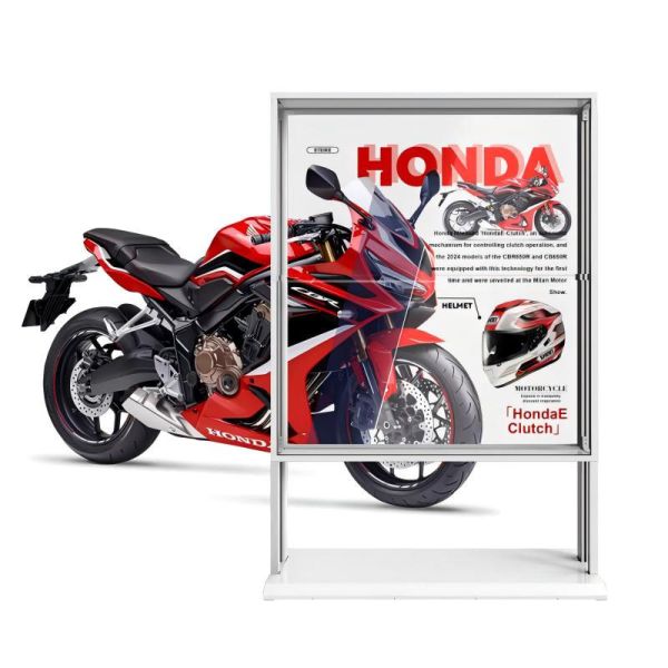 55 Inch 4K High Brightness Self-Luminous Transparent OLED Display for Premium Commercial Applications