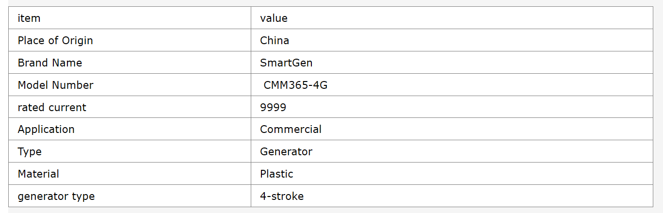 Smartgen CMM365-4G 4G GPRS Wireless Network Cloud Monitoring Communication Module Plastic Ethernet Diesel Generator Control